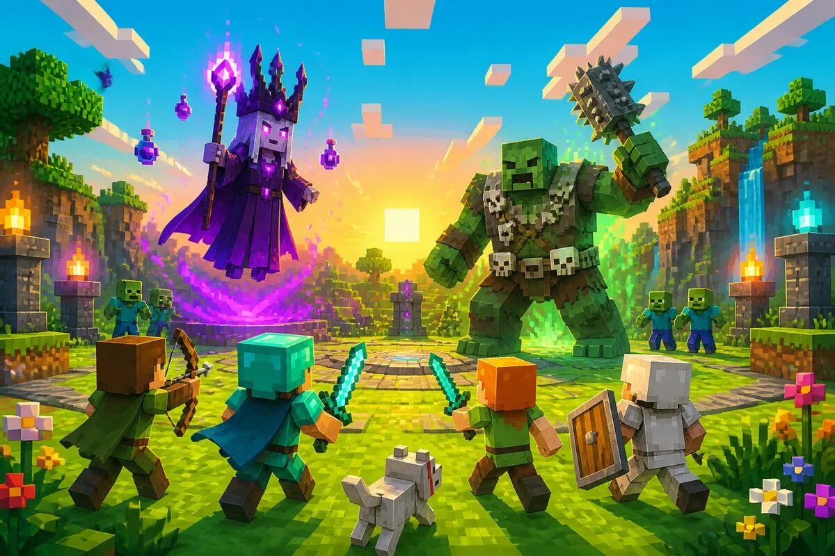 Elite bosses on Anthonys Minecraft Server